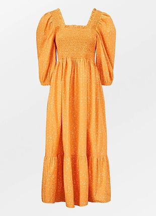 Фірмова гарна міді сукня beck sondergaard taylora sleeve dress