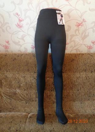 Жіночі термо колготи на хутрі безшовні. хороша якість . раз 48-56