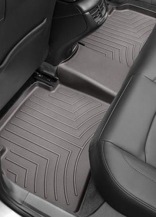 Автомобильные коврики в салон weathertech на mercedes eqs 21- 2-й ряд какао мерседес экус