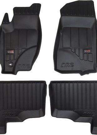 Автомобильные коврики в салон frogum 3d на jeep grand cherokee 3 wk 04-10 джип гранд чероки черные
