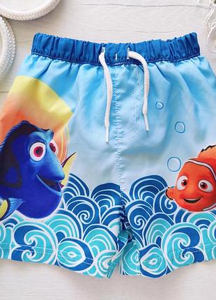 2 года, рост 92 яркие летние легкие шорты мальчику nemo артикул 27081