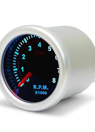 Указатель тахометр стрелочный ket gauge 7705-2 led d52мм прибор датчик автомобильный