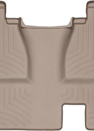 Автомобільні килимки поліки в салон weathertech на toyota tundra double cab 13-21 2-й ряд бежеві тойота тундра