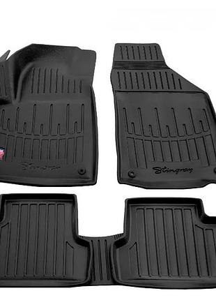 Автомобильные коврики в салон на jeep cherokee kl 13- 5шт черные stingray джип чероки