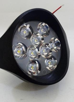 166 27w дальнє 90x75x40 lider додаткова світлодіодна протитуманна автофара led фара 12в 24в лідер