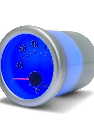Указатель температуры воды стрелочный ket gauge 7702 led d52мм прибор датчик автомобильный