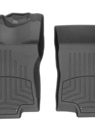 Автомобільні килимки поліки в салон weathertech на nissan rogue 14-20 передні чорні ниссан рог