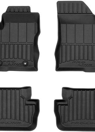 Автомобильные коврики в салон frogum 3d на mazda 5 04-10 1-2 ряд мазда 5 черные
