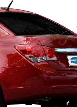 Накладка над номером chevrolet cruze sd 2009 - на багажник автомобільні декоративні накладки на автомобіль