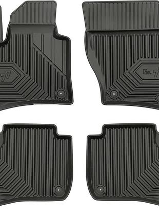 Автомобильные коврики в салон frogum 3d на volkswagen touareg 3 18- фольксваген таурег черные