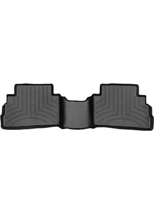 Автомобільні килимки поліки в салон weathertech на hyundai kona 17-18 2-й ряд чорні хендай кона