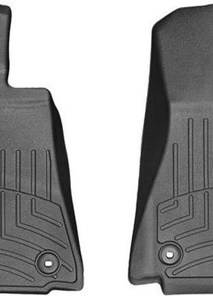 Автомобільні килимки поліки в салон weathertech на lexus is sd rwd 14- передні чорні лексус ис