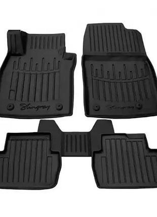 Автомобильные коврики в салон на hyundai elantra hd 06-11 5шт черные stingray хендай элантра