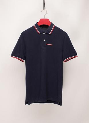 Дуже крута, оригінальна men’s prada polo shirts dark blue