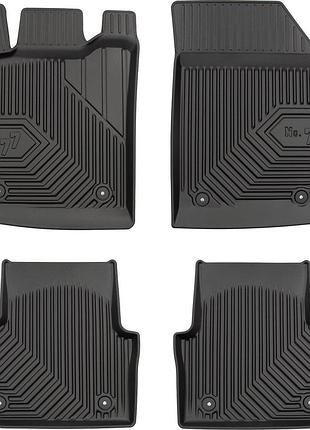 Автомобільні килимки поліки в салон frogum 3d для opel insignia 08-17 опель інсігнія чорні