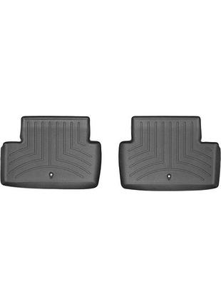 Автомобильные коврики в салон weathertech на renault megane wg 08-16 2-й ряд черные рено меган
