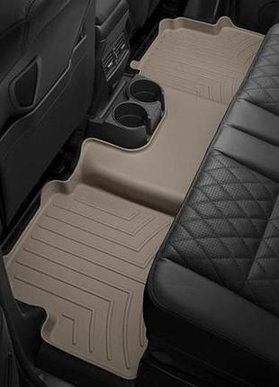 Автомобильные коврики в салон weathertech на lexus gx 09- 2-й ряд бежевые лексус гх