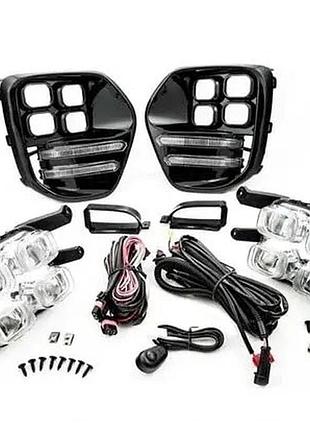 Противотуманные фары птф туманки dlaa на kia sportage 16-18 kx5 ka-166-led-2 киа спортейдж