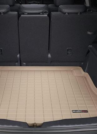 Автомобильный коврик в багажник авто weathertech honda cr-v 07-12 бежевый хонда срв
