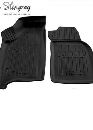 Автомобильные коврики в салон на lada 2115 97-12 передние черные stingray лада 2115