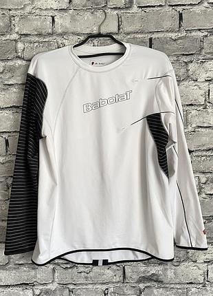 Теннисная спортивная кофта babolat tennis лонгслив для тенниса спорта тренировок head тренировочный свитшот худи wilson спортивный футболка nike court