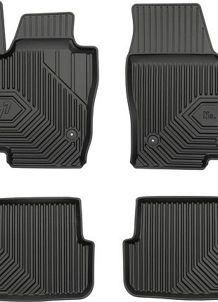 Автомобильные коврики в салон frogum 3d на seat ibiza 5 17- сеат ибица черные