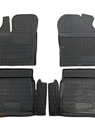 Автомобильные коврики в салон на toyota prius 09-15 черные avto-gumm тойота приус