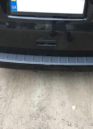 Накладки на задній бампер volkswagen т5, t6 2003- декоративні захисні накладки на бампер авто