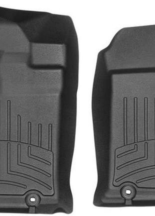 Автомобильные коврики в салон weathertech на toyota fj cruiser мкп 10-17 передние черные тойота фдж крузер