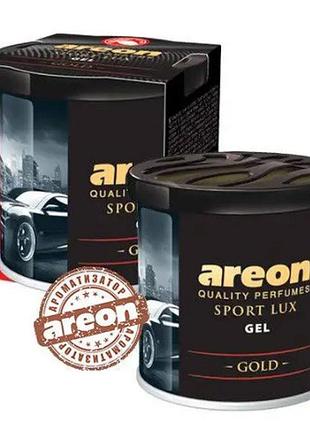 Освежитель воздуха areon gel can sport lux gold