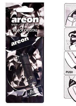 Освежитель воздуха жидкий листок areon liquid black crystal 5 мл