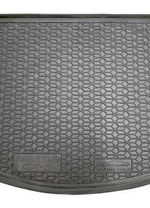 Автомобильный коврик в багажник avto-gumm mazda cx-5 11- черный мазда цх-5
