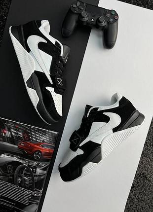 💎мужские кроссовки nike air jordan x travis scott “cut the 97” black white