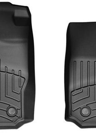 Автомобільні килимки поліки в салон weathertech на mercedes gls 15-20 передні чорні мерседес глс