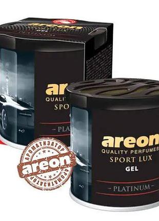 Освежитель воздуха areon gel can sport lux platinum