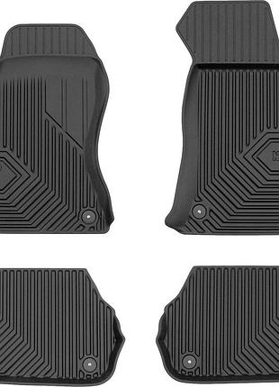 Автомобильные коврики в салон frogum 3d на audi a6 2 c5 97-04 ауди а6 черные