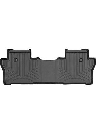 Автомобільні килимки поліки в салон weathertech на honda pilot 7м 16- 2-й ряд чорні хонда пилот