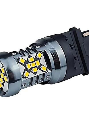 Автомобильная лампа drivex t20 светодиод 10вт 1000лм белый свет 12-24в can 3157 45 led элементов
