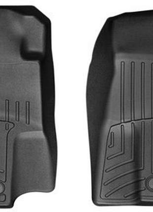 Автомобильные коврики в салон weathertech на ford mustang 12-14 передние черные форд мустанг