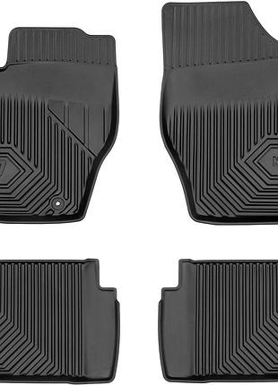 Автомобильные коврики в салон frogum 3d на peugeot 307 1 un 01-08 пежо 307 черные