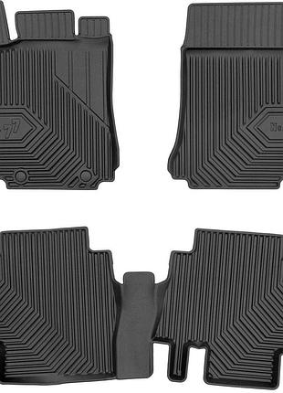 Автомобильные коврики в салон frogum 3d на mercedes vaneo w414 02-05 мерседес ванео черные
