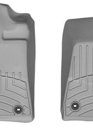 Автомобільні килимки поліки в салон weathertech на toyota land cruiser 200 13-21 передні сірі тойота ленд крузер 200