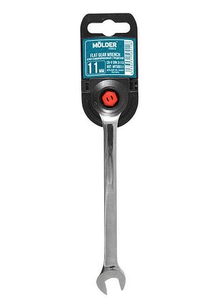 Ключ комбинированный с трещоткой molder mt56011 cr-v 11мм