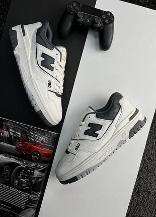 💎мужские кроссовки new balance 550 low white gray