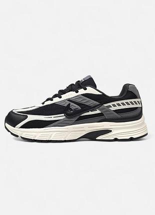 Кроссовки мужские nike initiator большие размеры черные серые демисезонные весна-лето-осень кожа текстиль размер 47-50 новые 3279-11