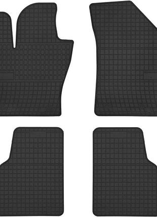 Автомобільні килимки поліки в салон frogum для jeep compass 2 17- джип компас чорні