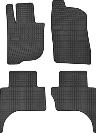 Автомобильные коврики в салон frogum на fiat fullback 1 double cab 15- фиат фуллбэк черные