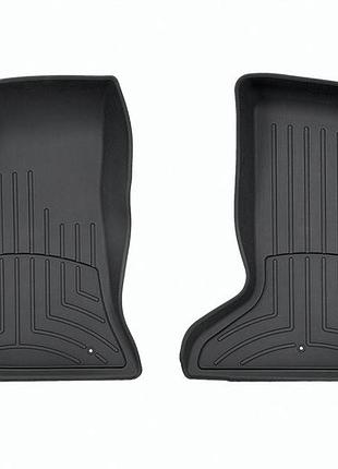 Автомобільні килимки поліки в салон weathertech на dodge challenger awd 17- передні чорні додж челленджер