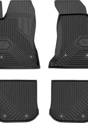 Автомобільні килимки поліки в салон frogum 3d для audi a4 1 b5 94-01 ауді а4 чорні