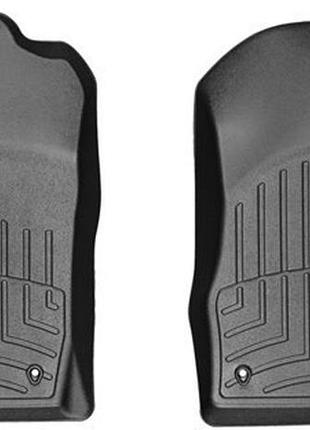 Автомобільні килимки поліки в салон weathertech на jeep grand cherokee 13-17 передні чорні джип гранд чероки